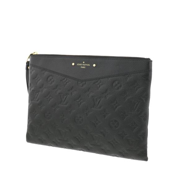 Louis Vuitton Noir Daily Empreinte Black Bag Pouch - Picture 1 of 5